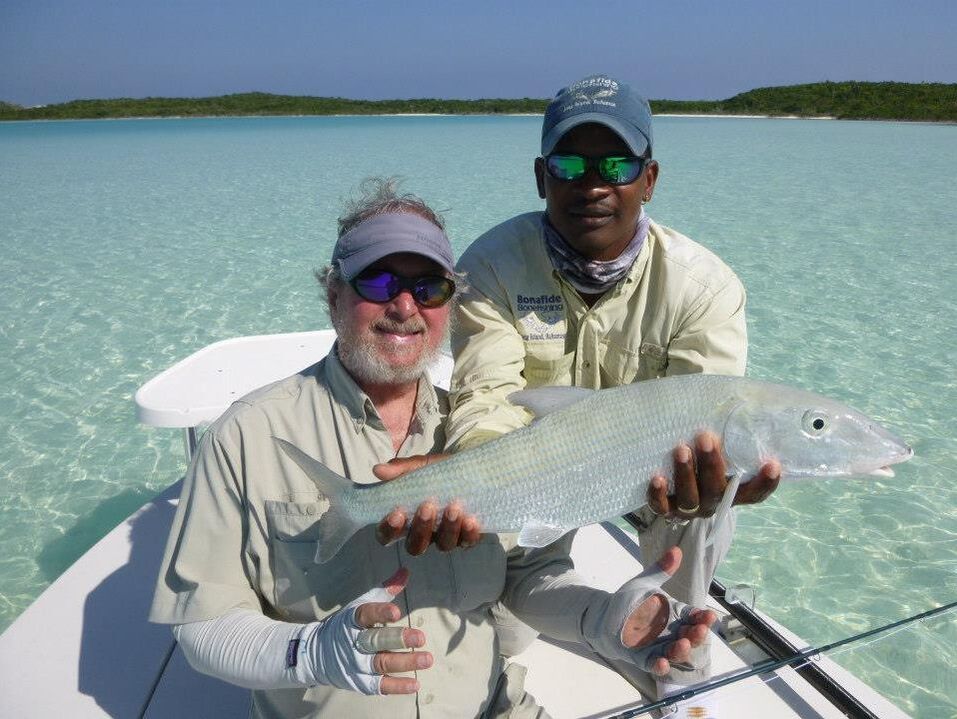 Docky Smith and client with nice bonefish